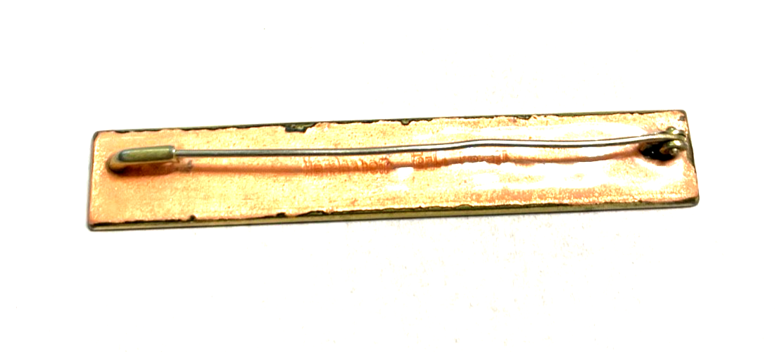 Vintage Perli Handarbeit Emaille Metall Brosche Anstecknadel sehr gepflegt2