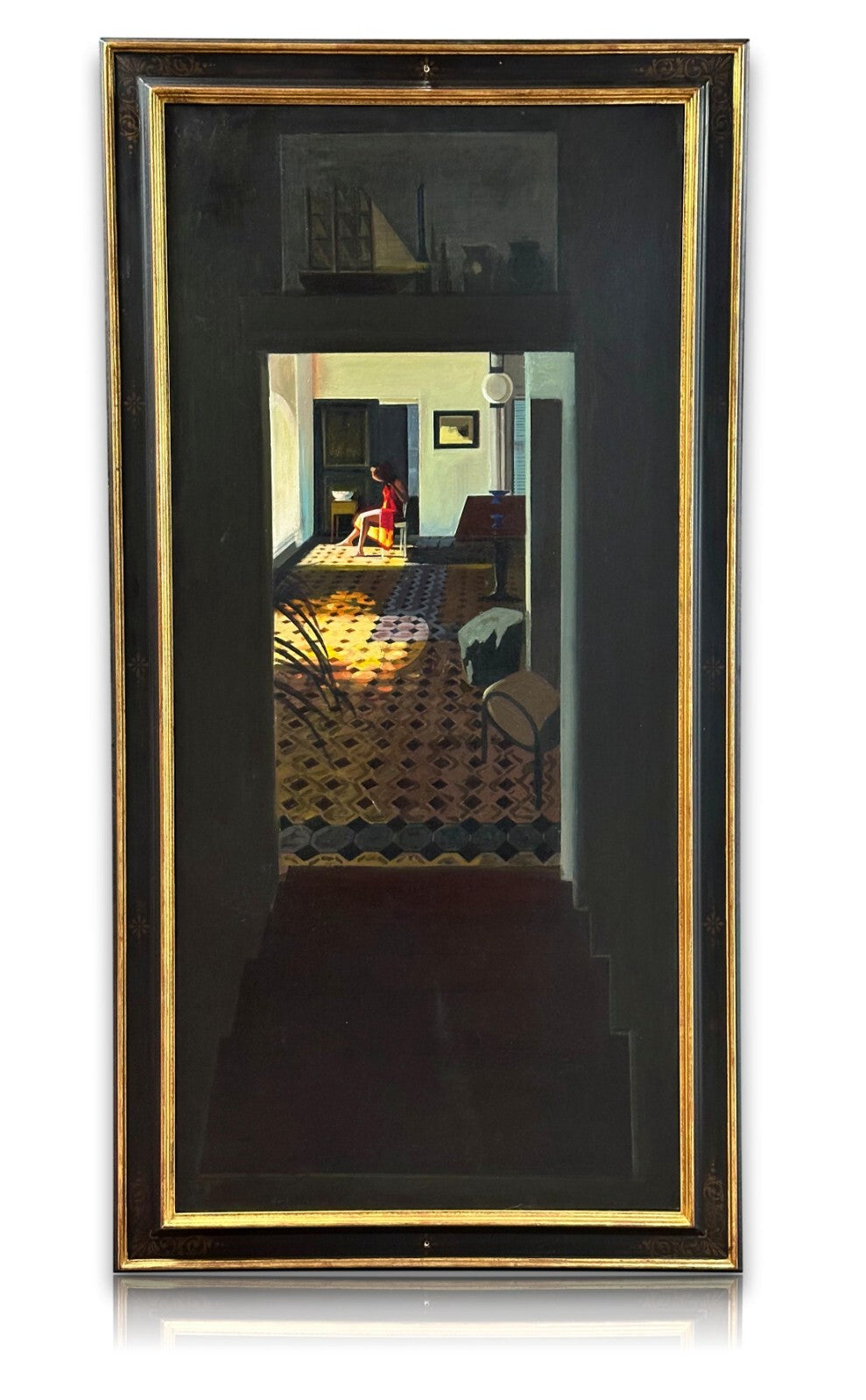 Behi Shamiri - Interno E Luce II - Öl auf Leinwand - gerahmt & signiert0