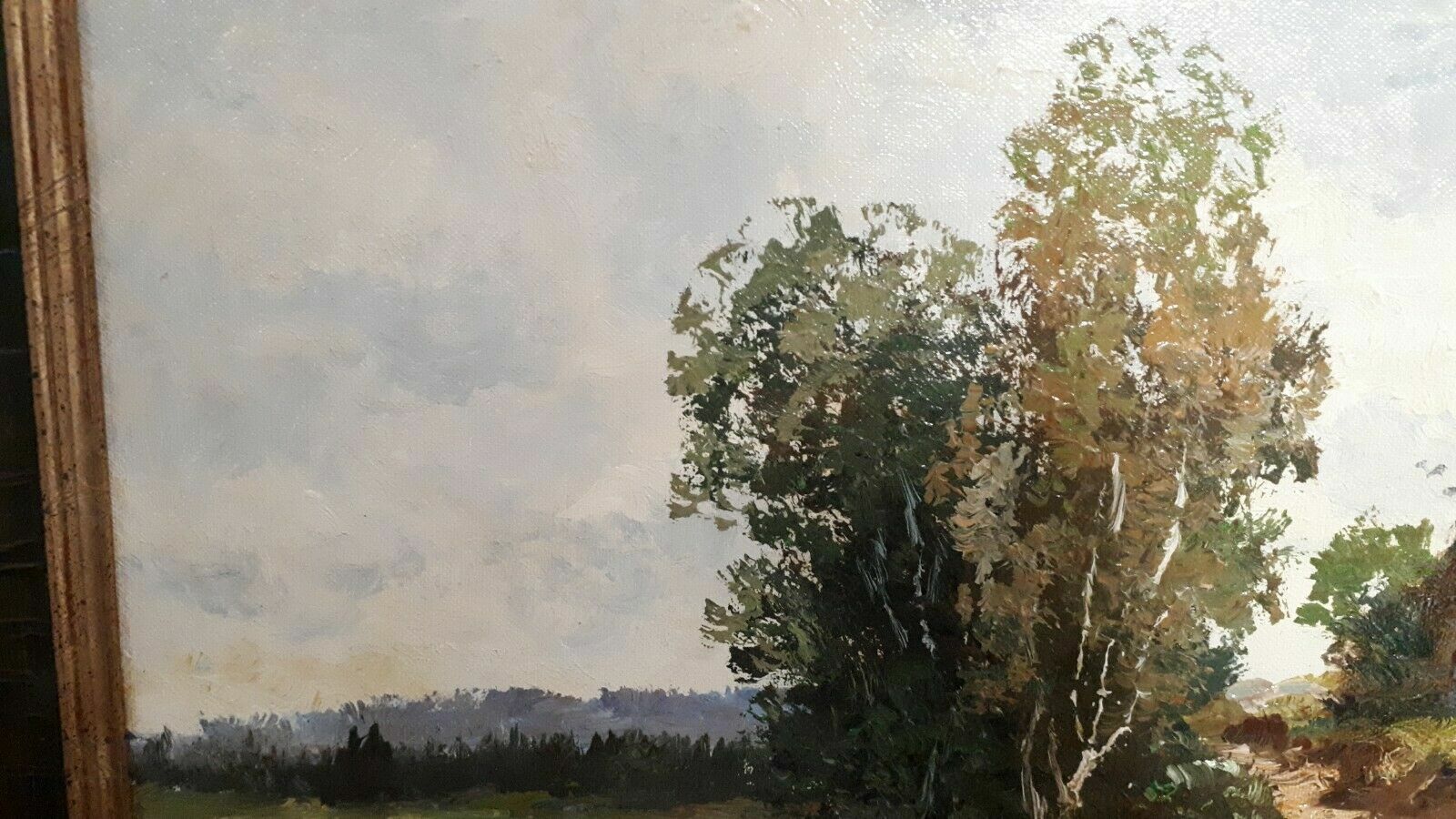 Ölgemälde Randolf Wehn 1911 - 1987 Münchner Maler - Enten fütternd - 70 x 60cm4