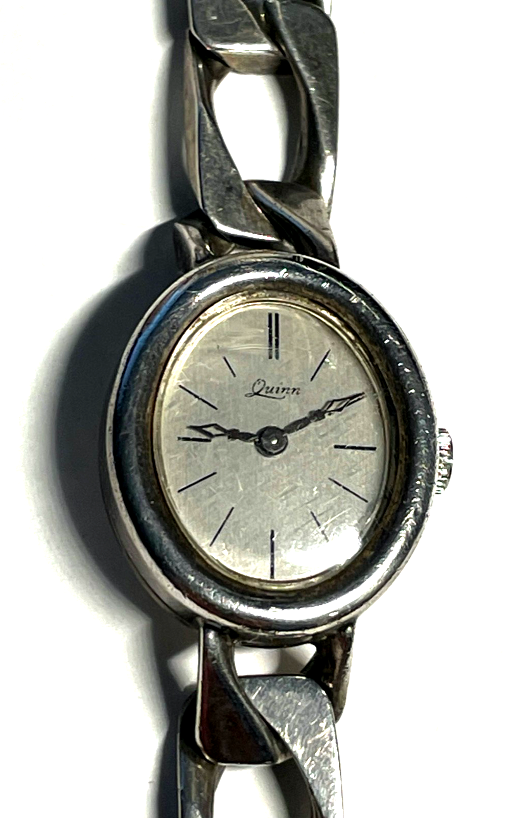 stattliche vintage 925 Silber Damen Armbanduhr QUINN FS Franz Scheuerle gepfl.2