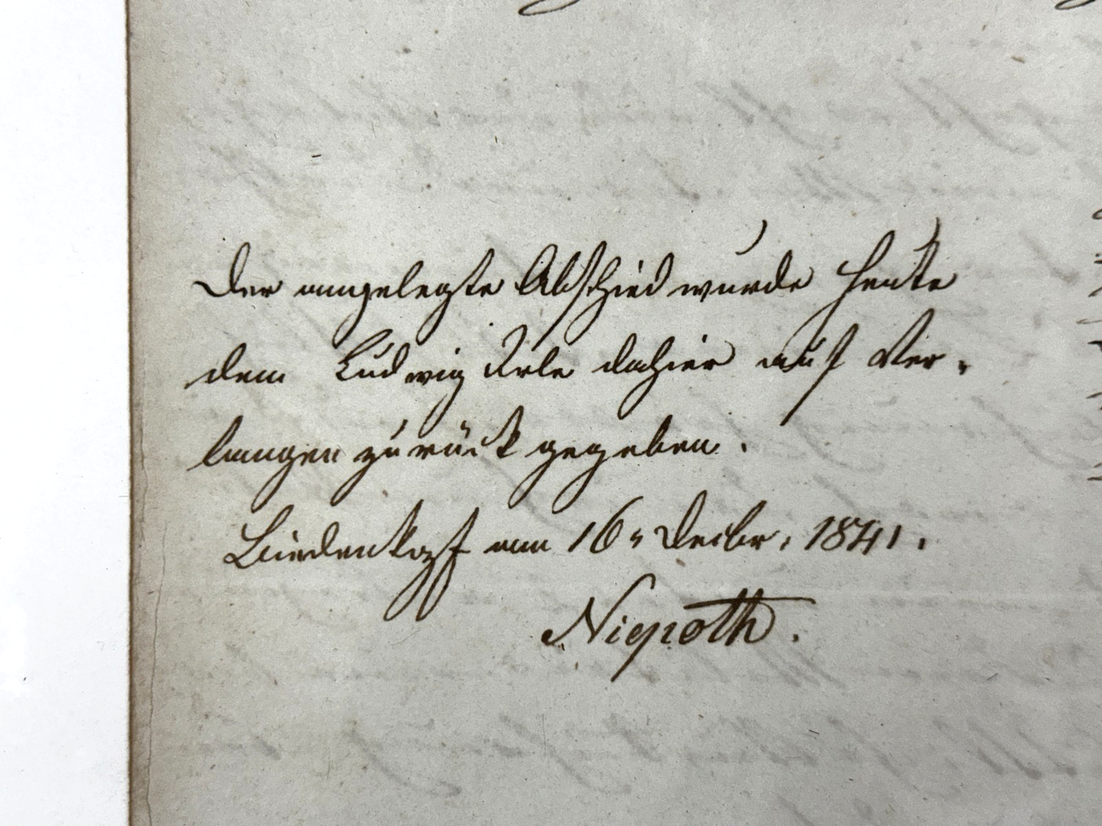 1841 Stempelpapier 36 Kreuzer – Großherzogtum Hessen – Brief Kreisamt Lindenfels6