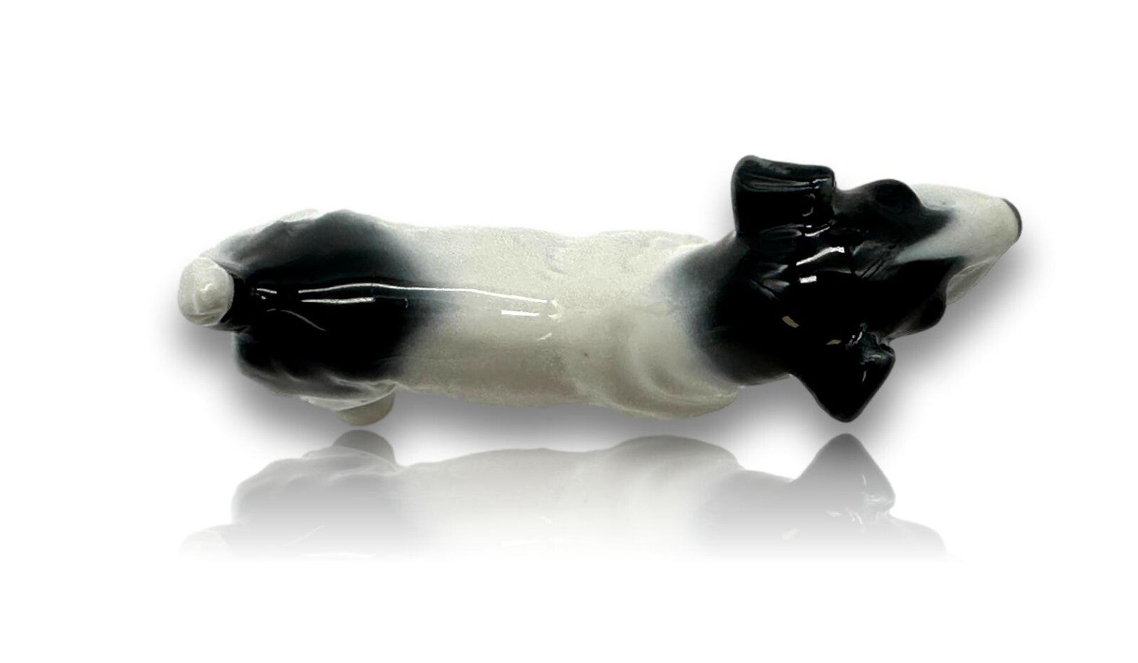 Metzler & Ortloff/ Ilmenau - Hund Terrier - Porzellanfigur Modell 5223/24
