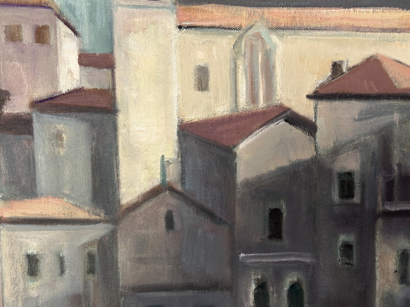 Franz Probst - Titel: In Venedig - Öl auf Leinw. sign. 1987 - sehr guter Zustand3