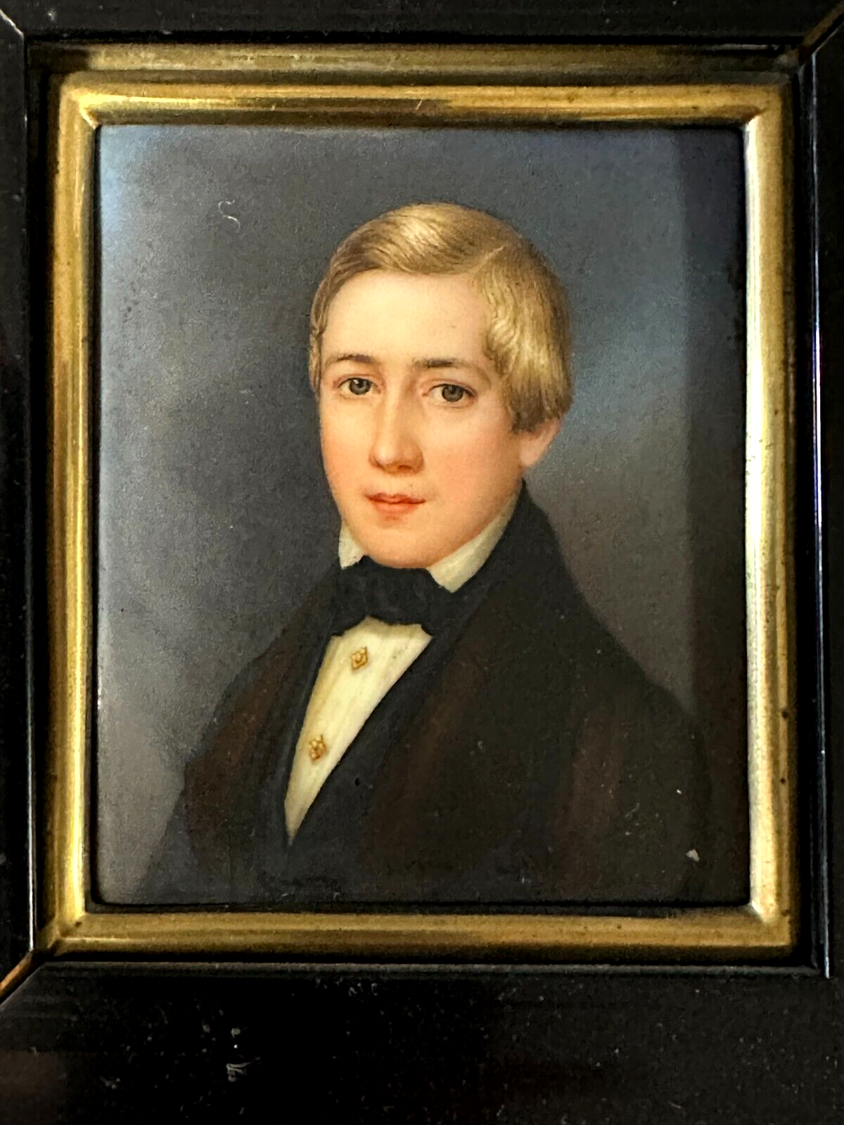 Miniatur Lupenmalerei 1840 - Johann Carl Stern 1823-1886 - Signiert - Gerahmt1