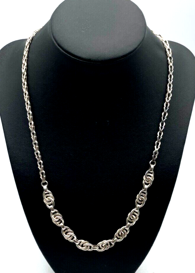 Solide vintage 800 SP Silber Kette Halskette 30erJ Collier L 51,5 cm F. Speidel4