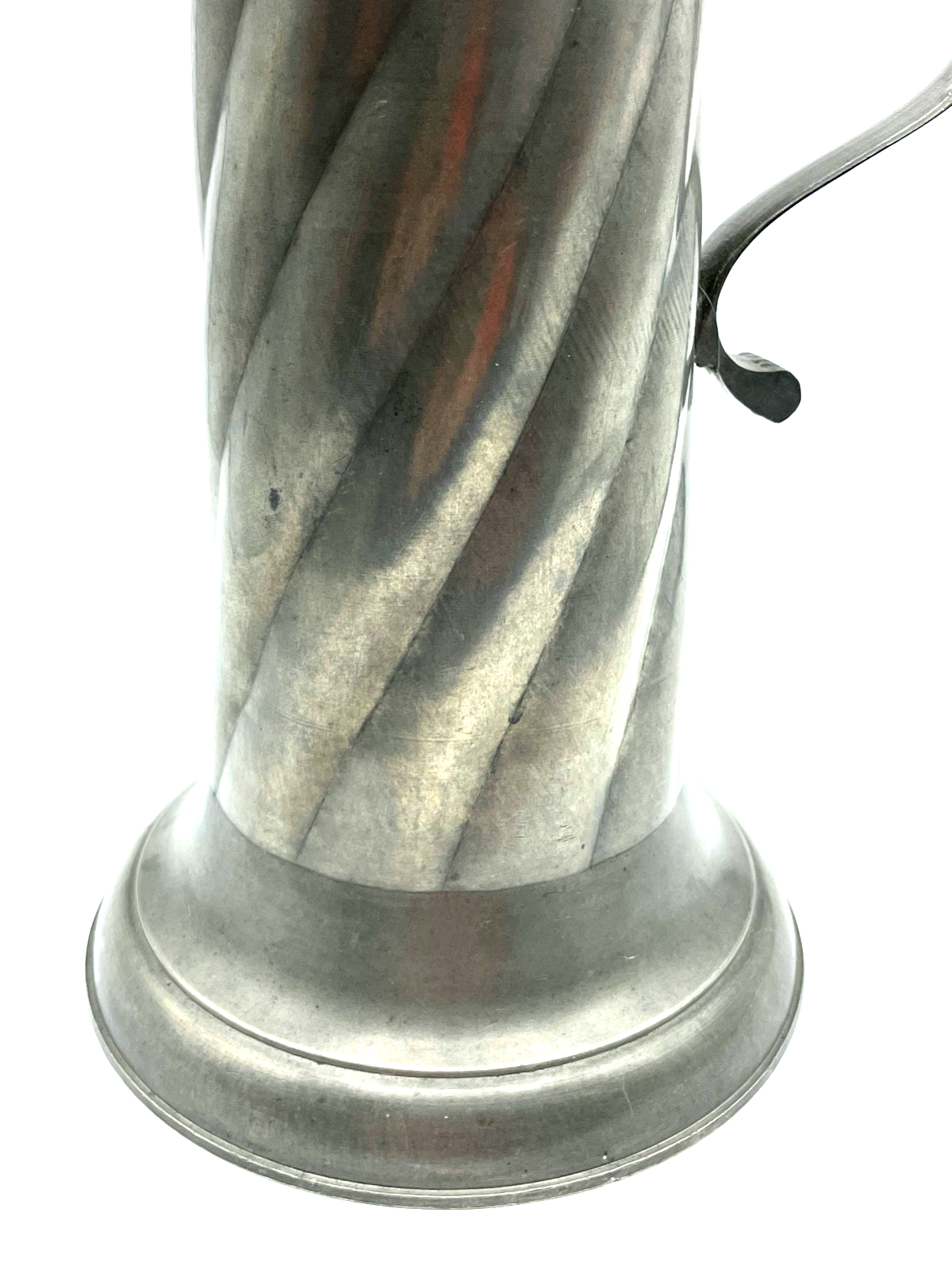 Antik Zinn Deckel Kanne Deckelkrug Zinnstitze Schank Krug sehr gepflegt H 30 cm3