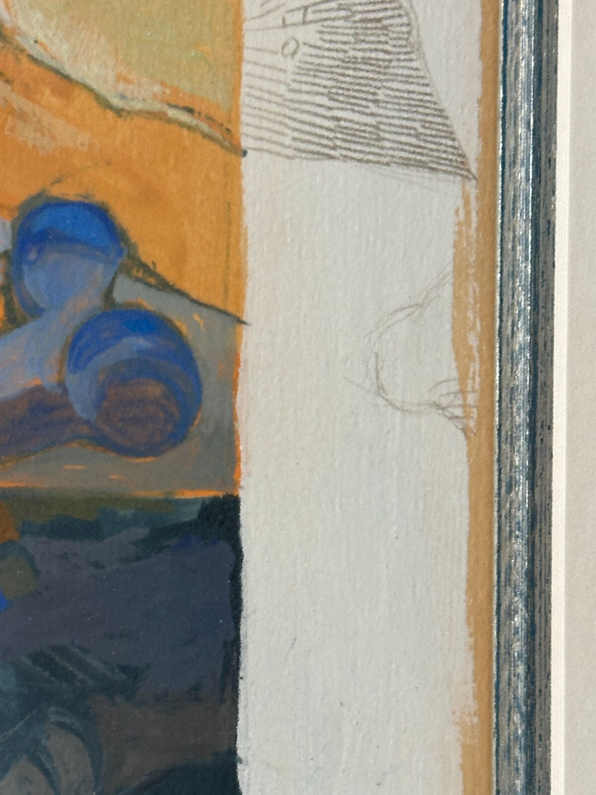 Tempera auf Papier - 'Botschaft der Nacht und des Windes' - Jorge Ponce 19879