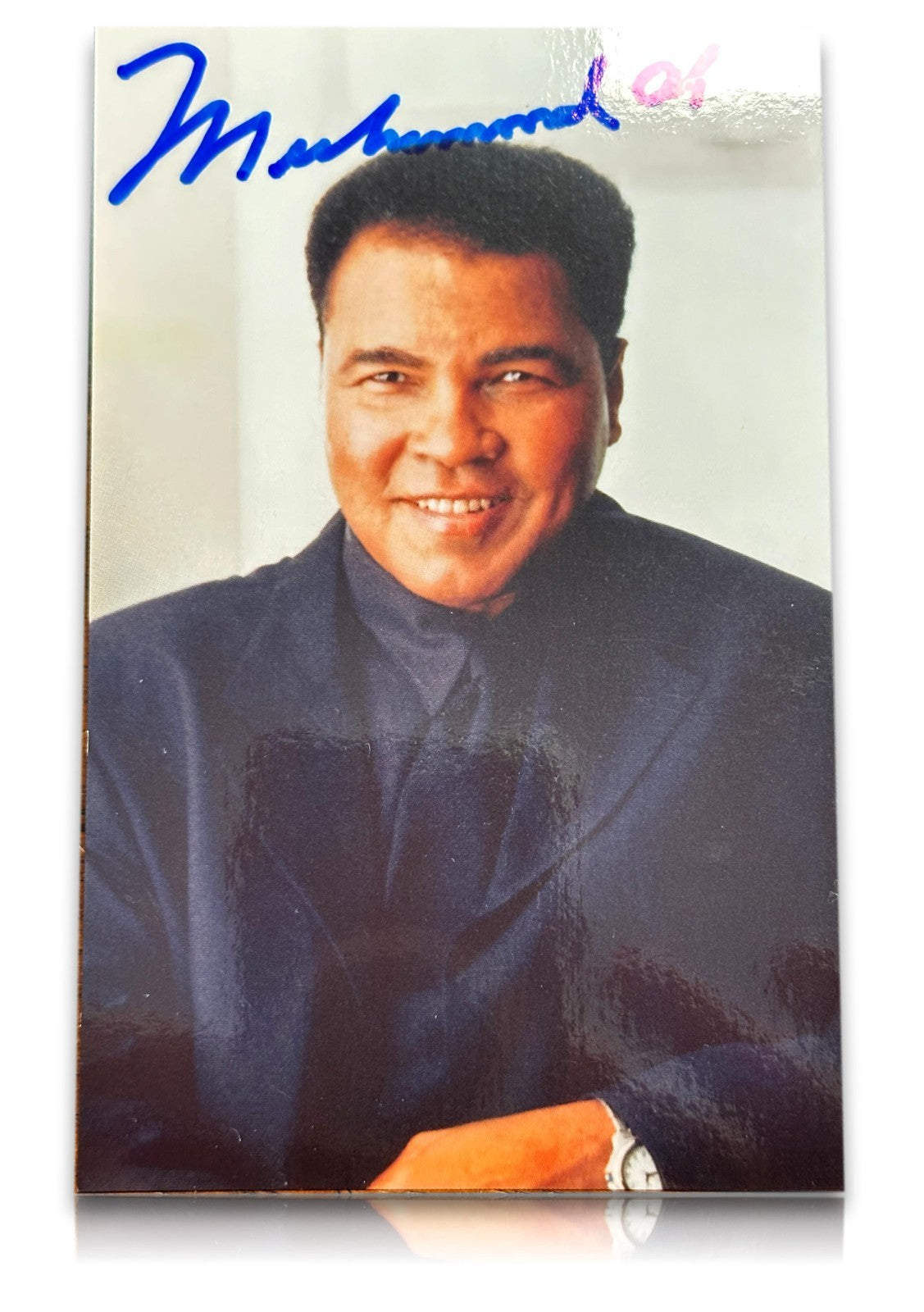 Muhammad Ali – Original signiertes Farbfoto – Boxlegende & Weltmeister0