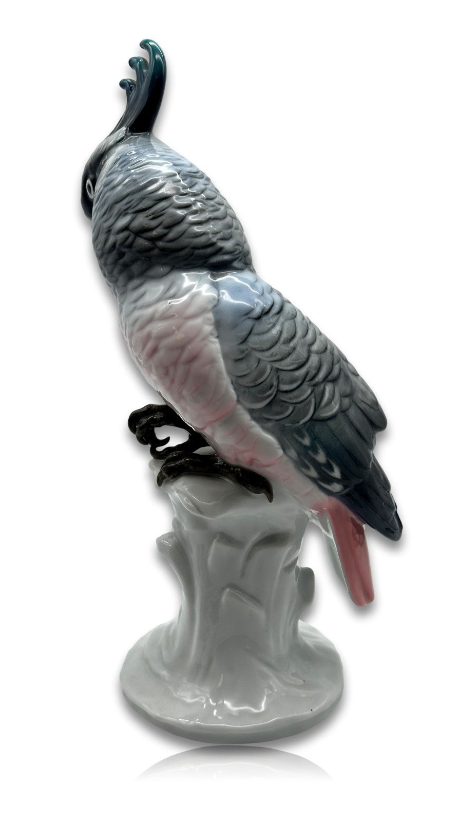 ENS Volkstedt - Kakadu - Porzellanfigur - Höhe 32 cm - handbemalt um 1950/603