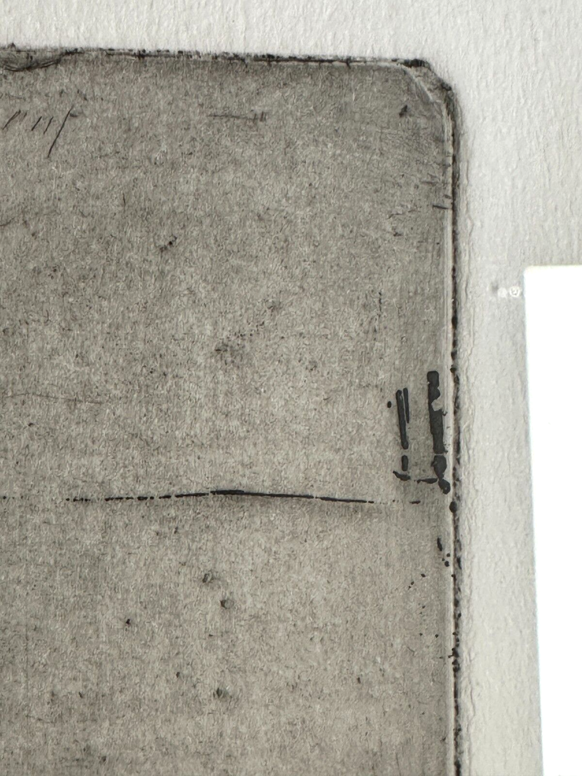 Emil Cimiotti - Radierung - Untitled - gerahmt hinter Glas - signiert nummeriert3