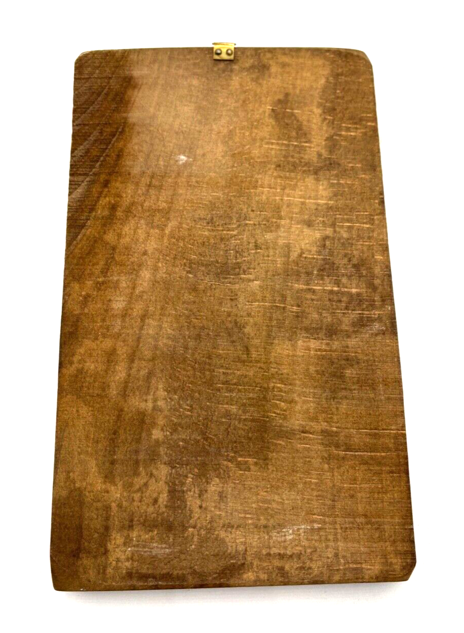 Antik große Biedermeier Holzmodel Spekulatius Form Backmodel PAAR Handarbeit3