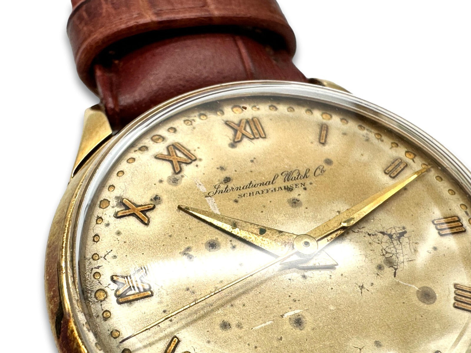 IWC Schaffhausen - Herrenuhr Aufzug - Cal. 86 - Bj 1948/49 - 18ct 750er Gold6