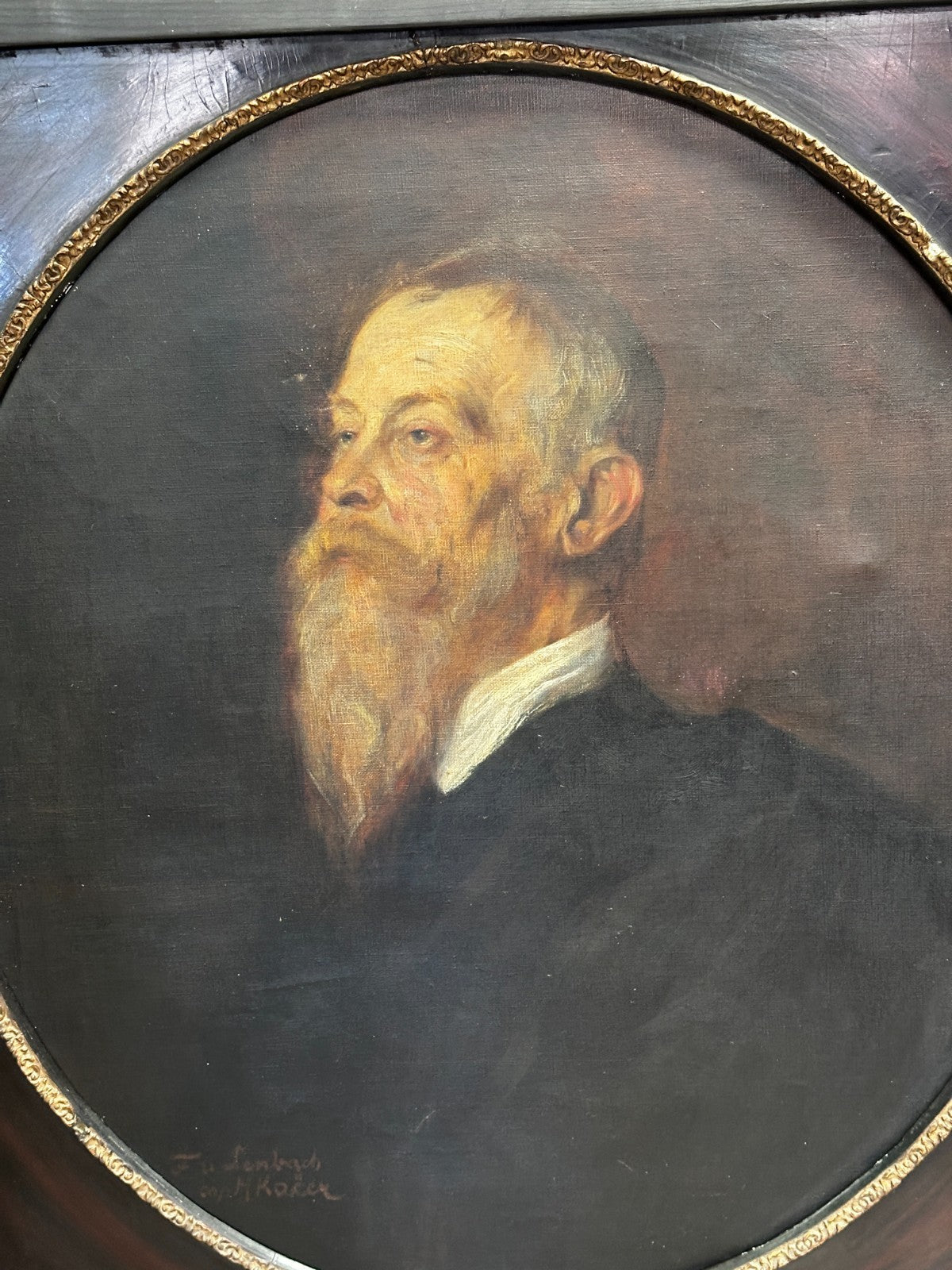 Prinzregent Luitpold von Bayern nach Franz von Lenbach – Öl auf LW - um 19001