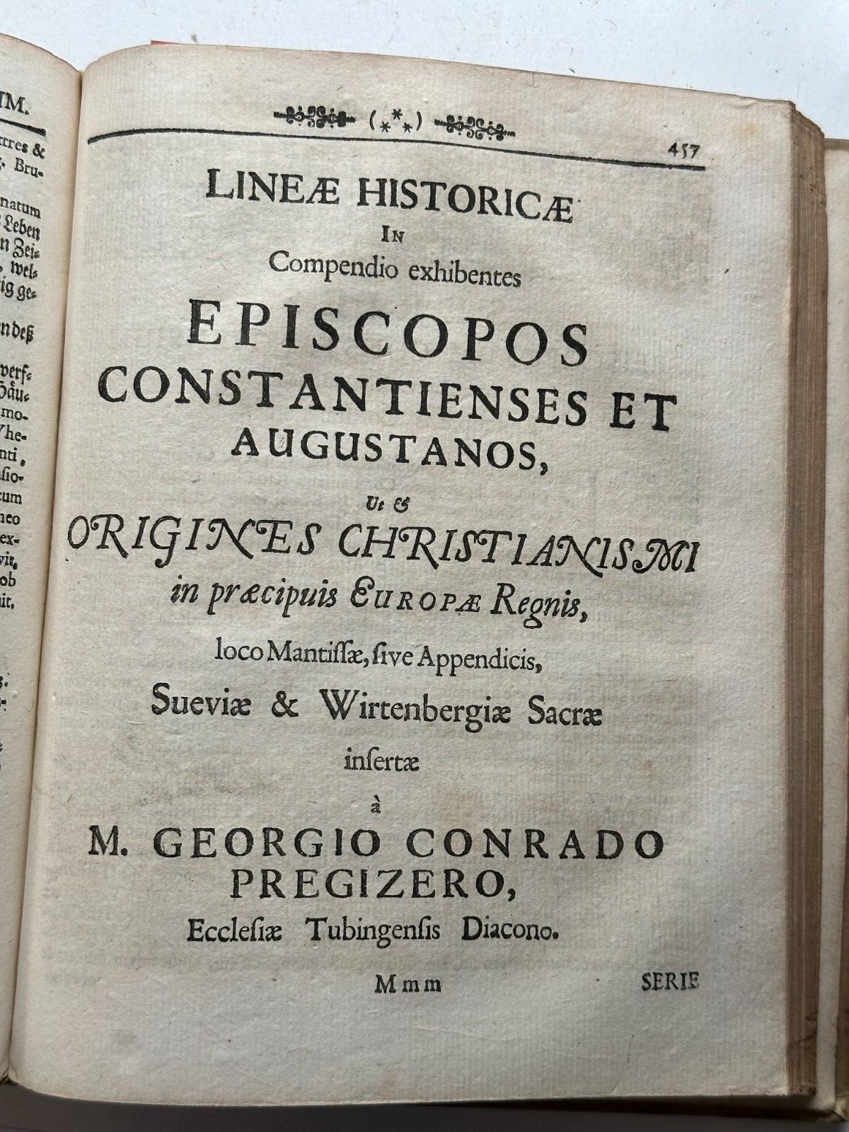 Johann Ulrich Pregitzer - Suevia Et Wirtembergia Sacra - Buch - 1717 Kuperstich15