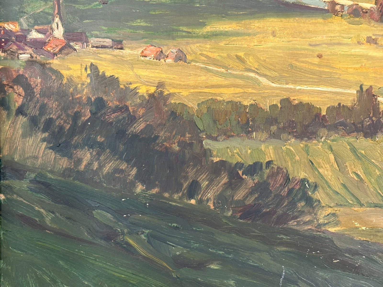 Max Werner (1928) - Ölbild Alpenlandschaft - signiert - Tirol Bayern - Öl auf Pl3