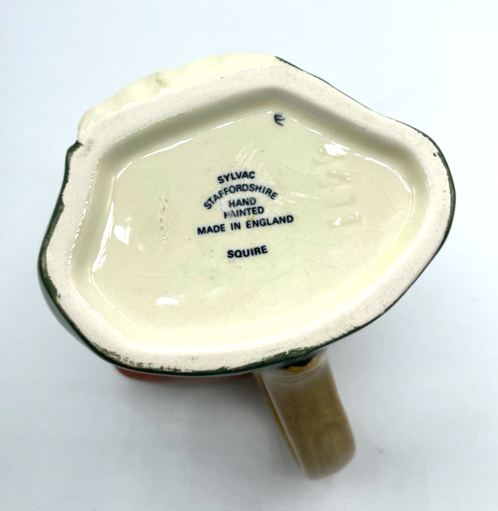Vintage dekorativer Gesichter Krug Becher Charakter Mug England Staffordshire6