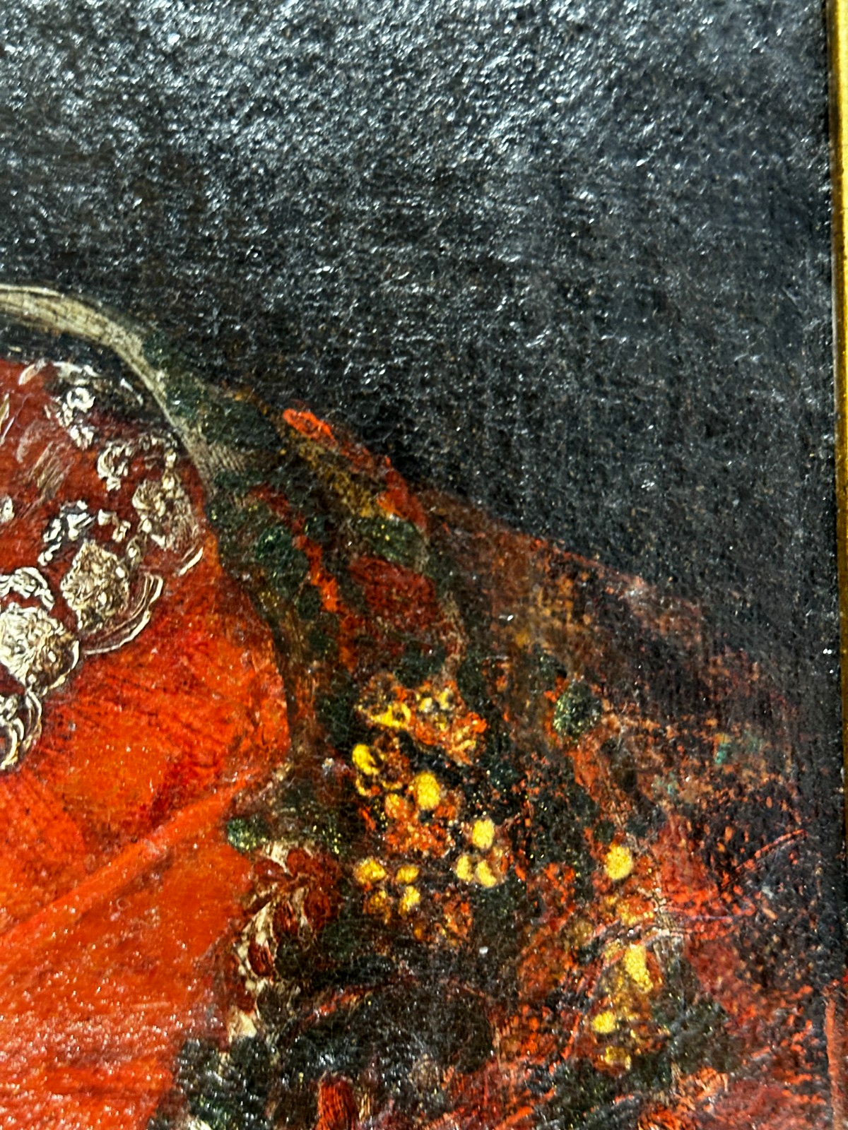 Charaktervolles Damenporträt frühes 19. Jh. – Öl/Lw. - fein gemalt - Goldrahmen4