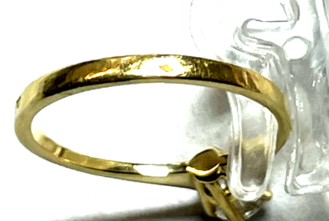 750 Gold 18 K Ring Solitär klassisch Ø16mm RG 51 Juwelier Verlobung Vorsteckring8