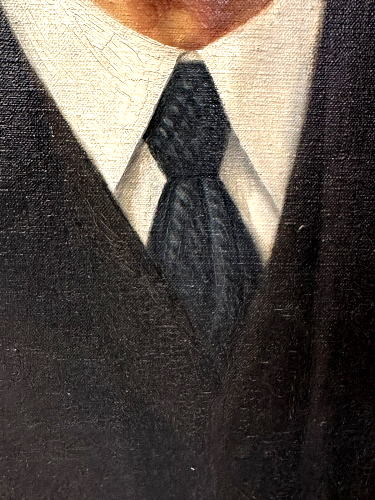 G. Reinhardt - Öl auf Leinwand - Porträt Schriftsteller Karl Wagenfeld signiert6