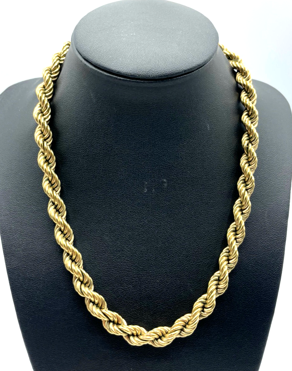 PL Pierre Lang mega Collier Statement Kordelkette  L 44 cm B 8,5 mm wie neu0