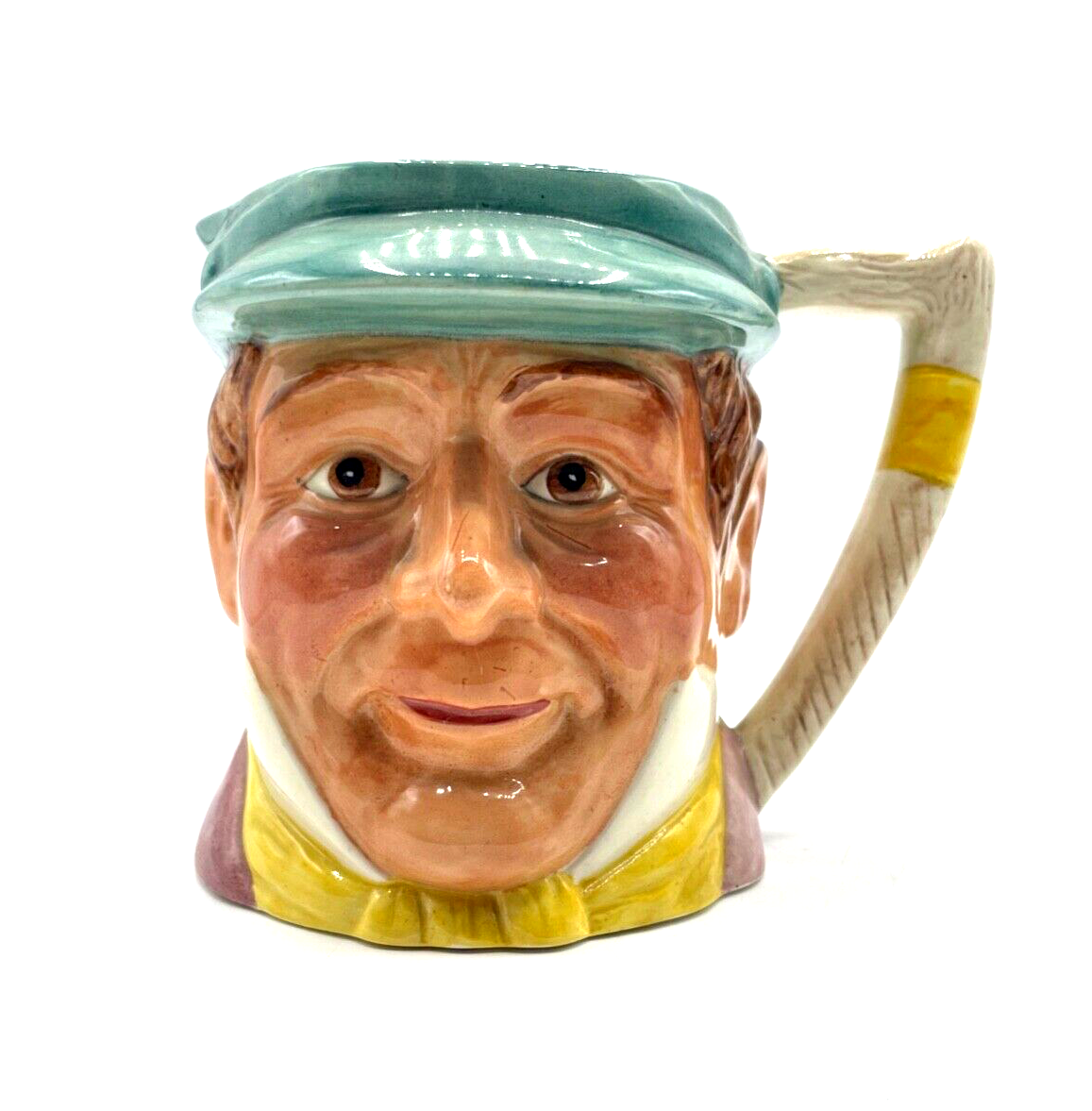 Pickwick Serie gr. Gesichter Tasse Charakter Krug Mr. Winkle England Kelsboro2