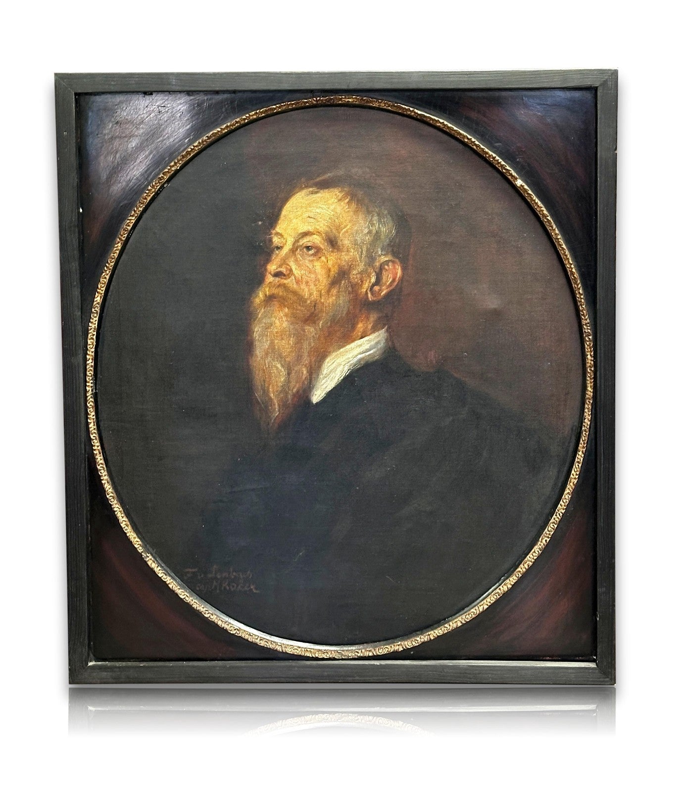 Prinzregent Luitpold von Bayern nach Franz von Lenbach – Öl auf LW - um 19000