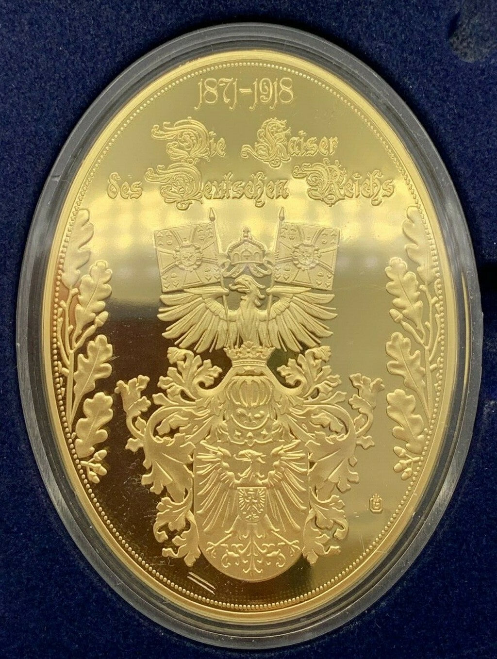 Medaillen Set  - 24k vergoldet - Koloriert - limt. Edition - Dreikaiserjahr 18884