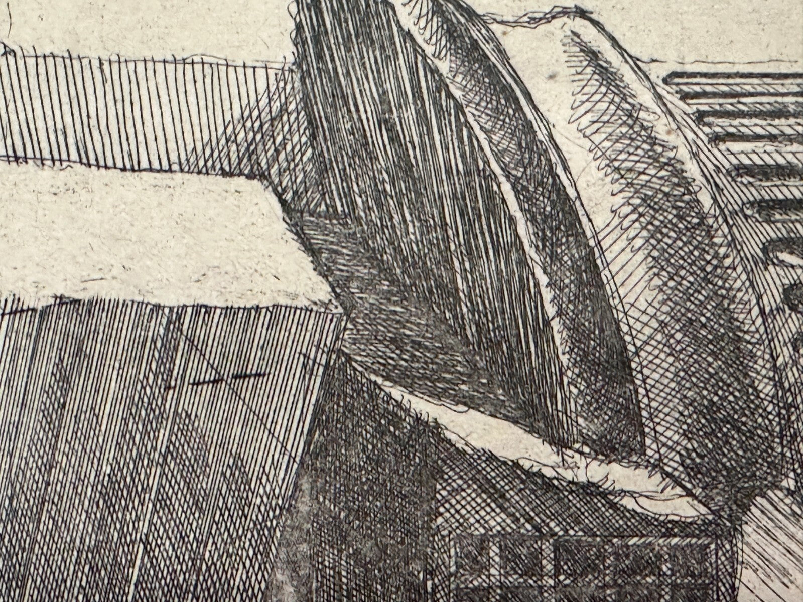 Peter Ackermann 1934-2007 - Radierung - Mitte der Landschaft 1968 - E.A Ausgabe6