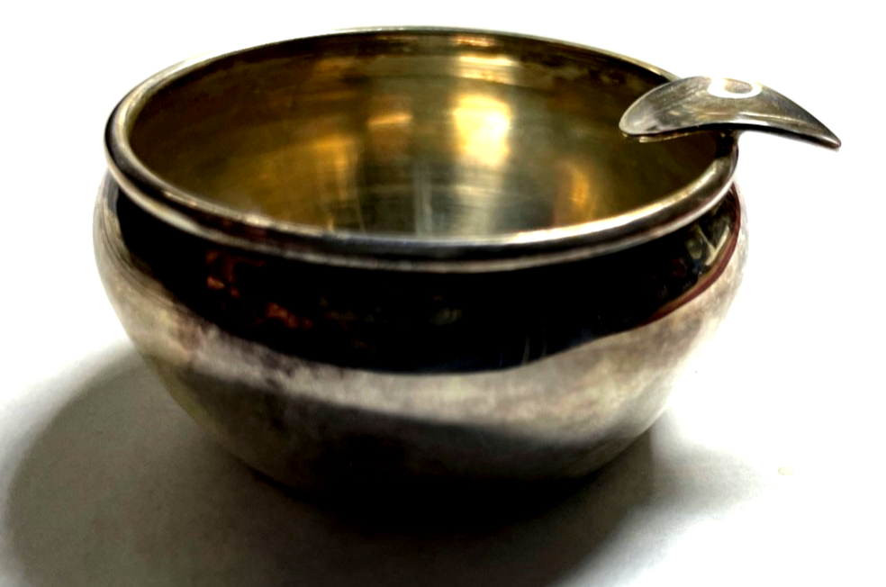 Vintage 800 Silber Mini Ascher Aschenbecher Herkunft unbekannt 20,82 Gr. gepfl.2