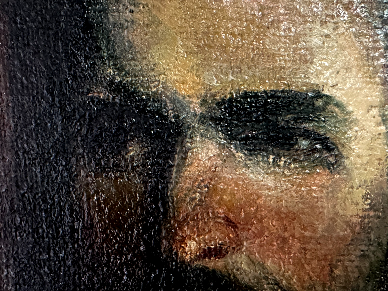 Expressives Herrenporträt Öl auf Leinwand – kraftvoller Charakterkopf - signiert3