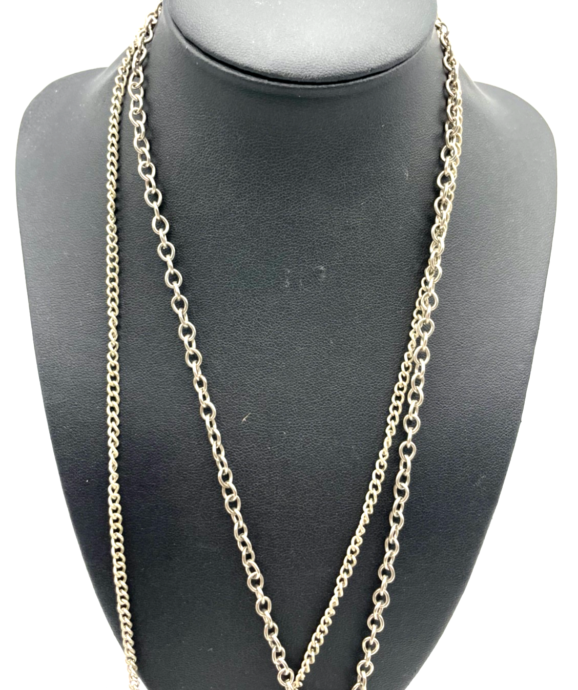 Vintage Modeschmuck 2 Ketten Ägypten Pharao + Nofretete Anhänger 70erJ gepfl.2