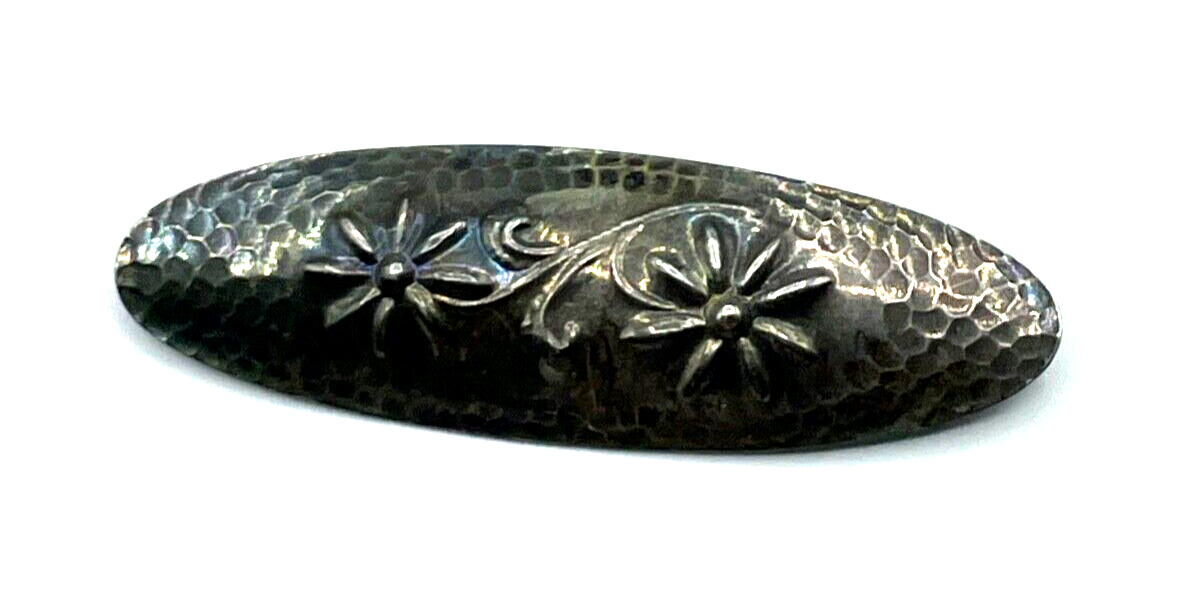 Antik 800 Silber Brosche Anstecknadel Carl Dillenius Handarbeit sign.0