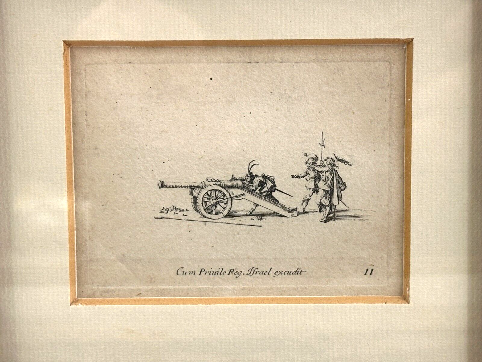 Jacques Callot 1592–1635 - Radierung ca 1635 - Abrichtung der Artillerie Knechte1