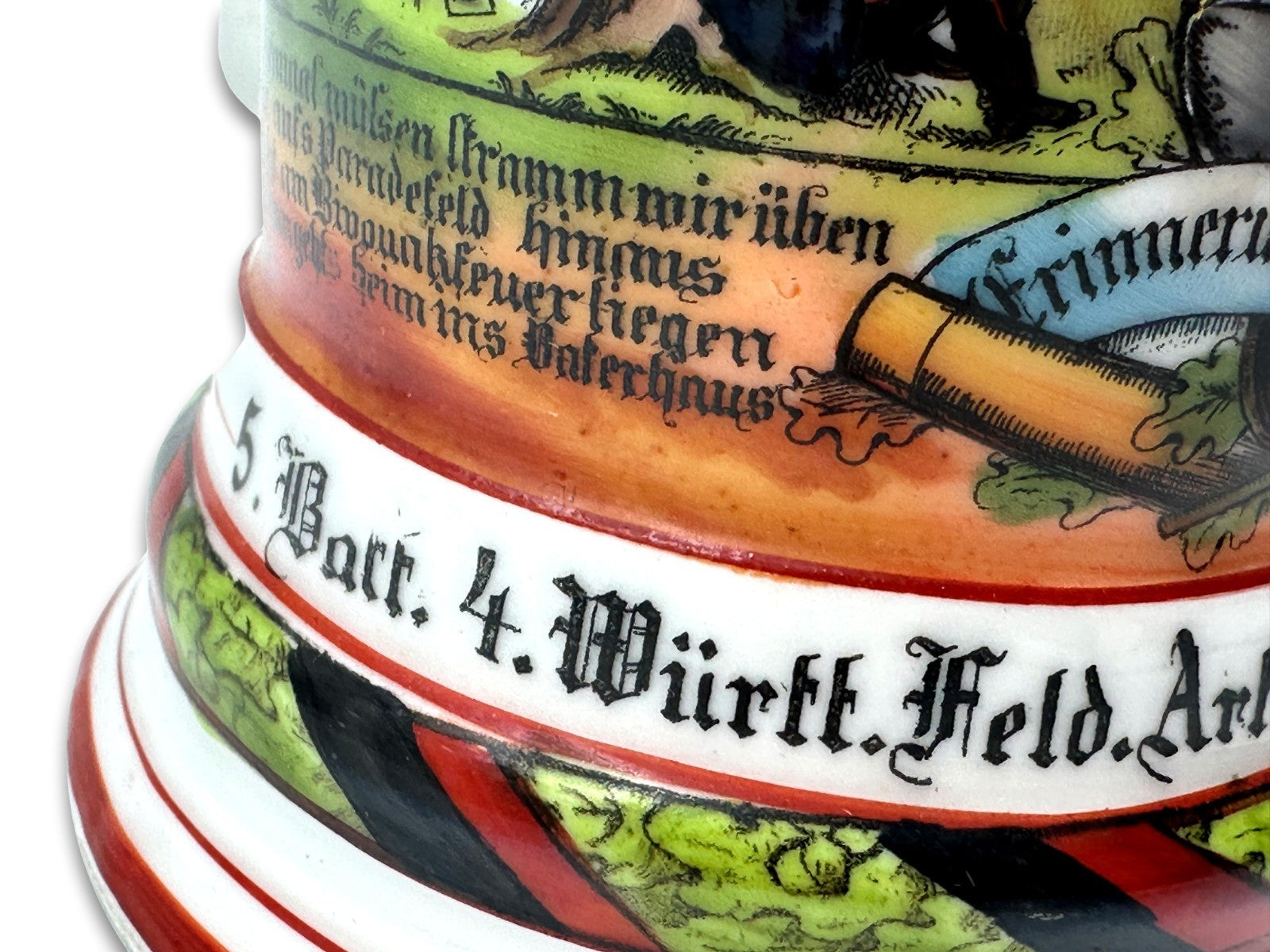 Reservistenkrug Württemberg FA-Regt. Nr. 65 Ludwigsburg 1906–08 – Kanonier11