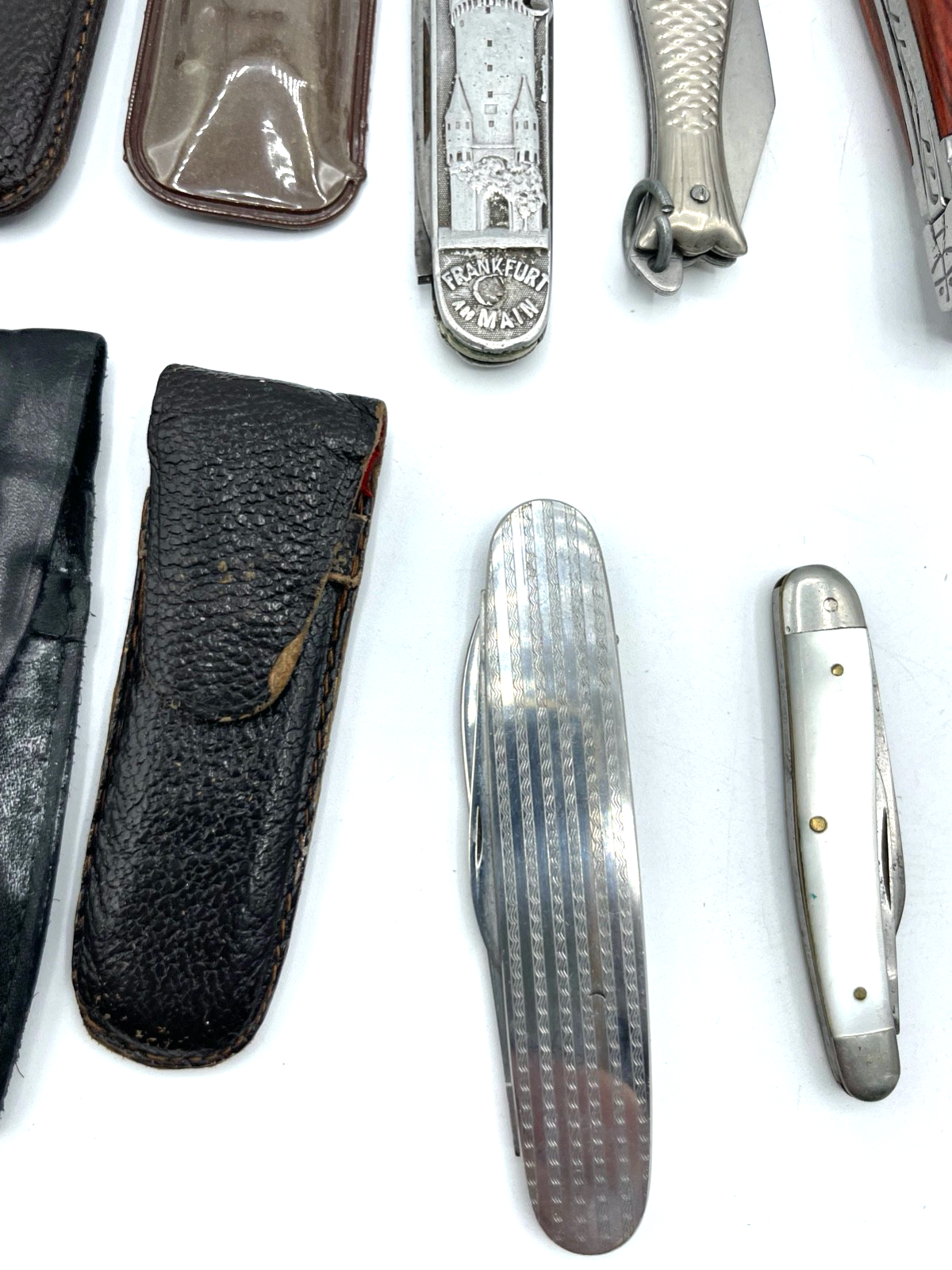 9 alte Taschenmesser Sammlung Konvolut gepflegt9