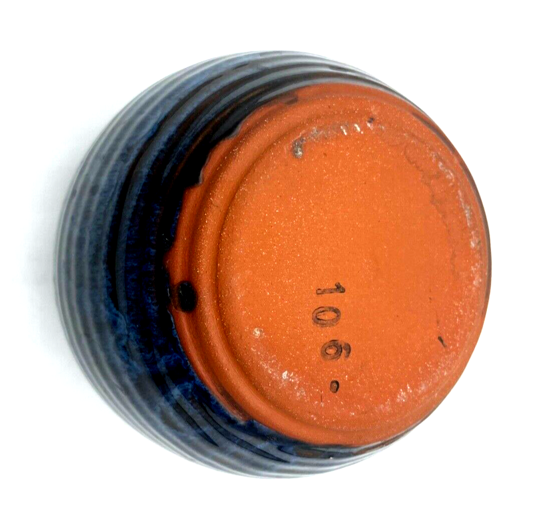 Vintage Jungnickel Keramik Vase blau Handgetöpfert Schwarzwald Kunsthandwerk4