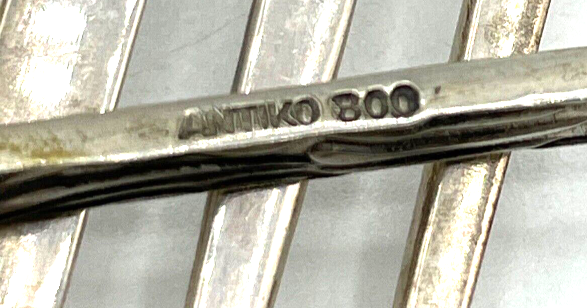 6 Antiko 800 Silber Kuchengabel Hildesheimer Rose gepflegt 110 Gramm7