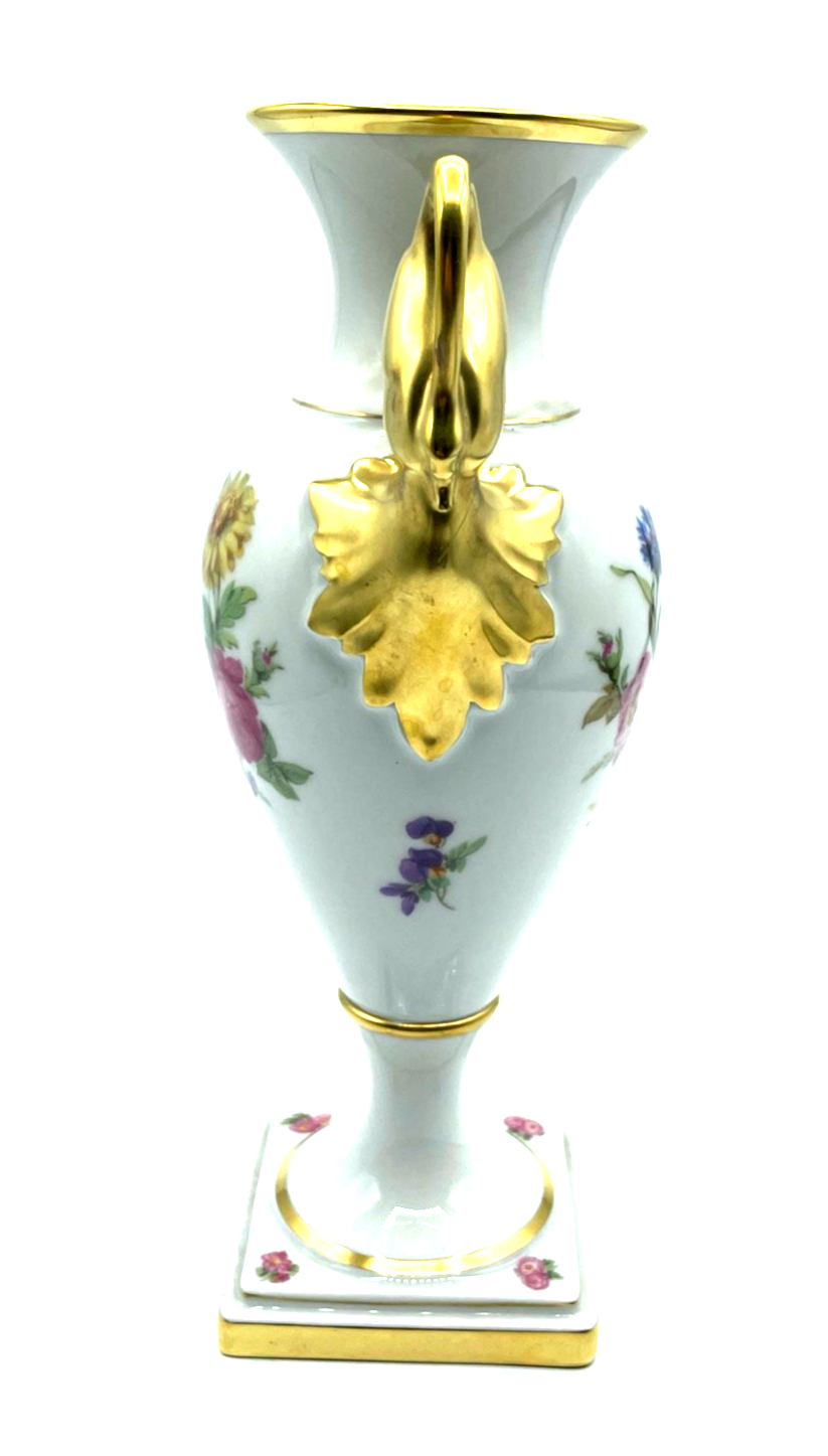 Alte Serie Amphoren Vase Alboth Kaiser Alka Kunst Sommerblumen H 23,5 cm gepfl.5
