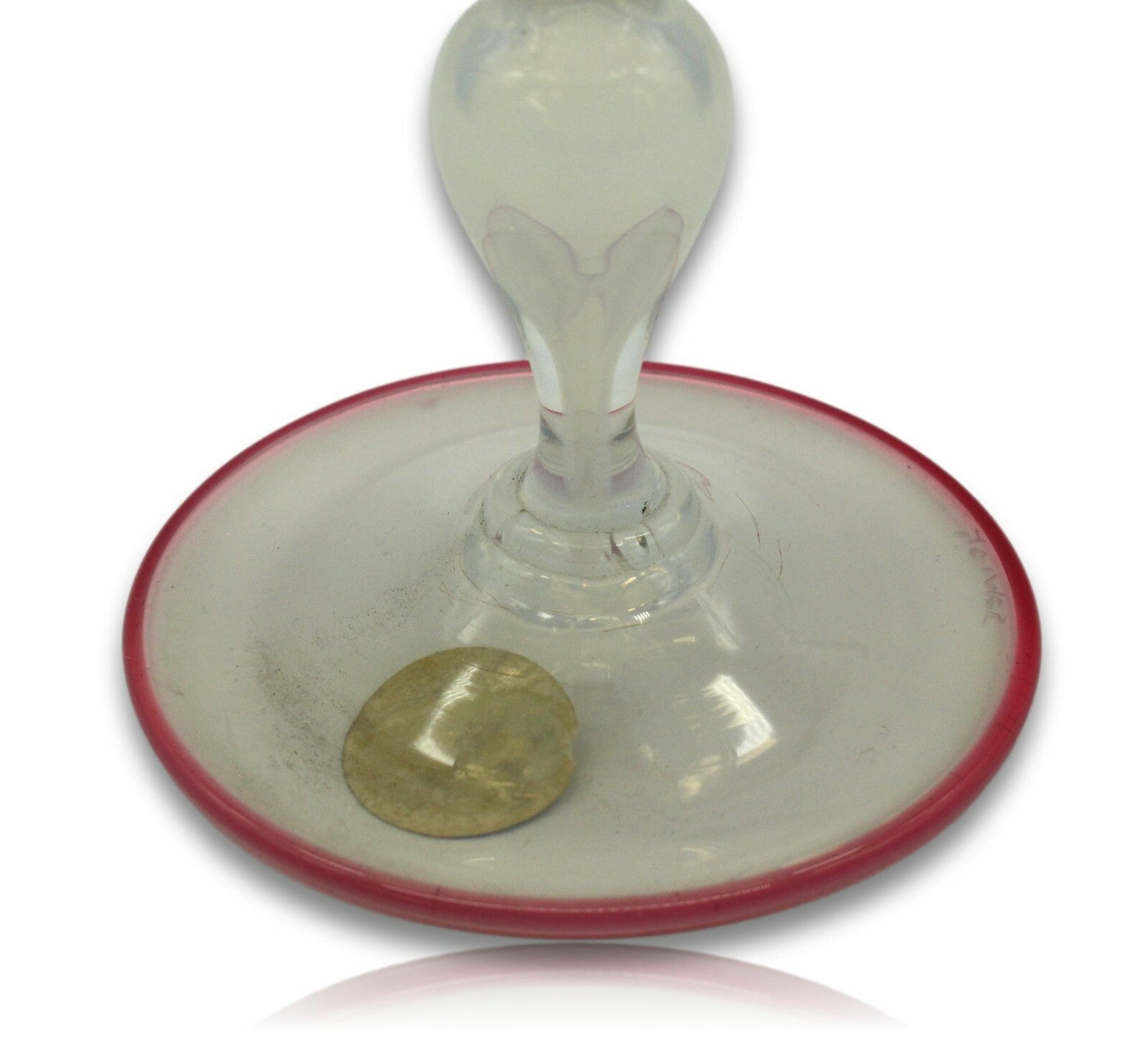 Murano - Glas mit Deckel Opak - Art Glass Design - Salviati - Italien - signiert4