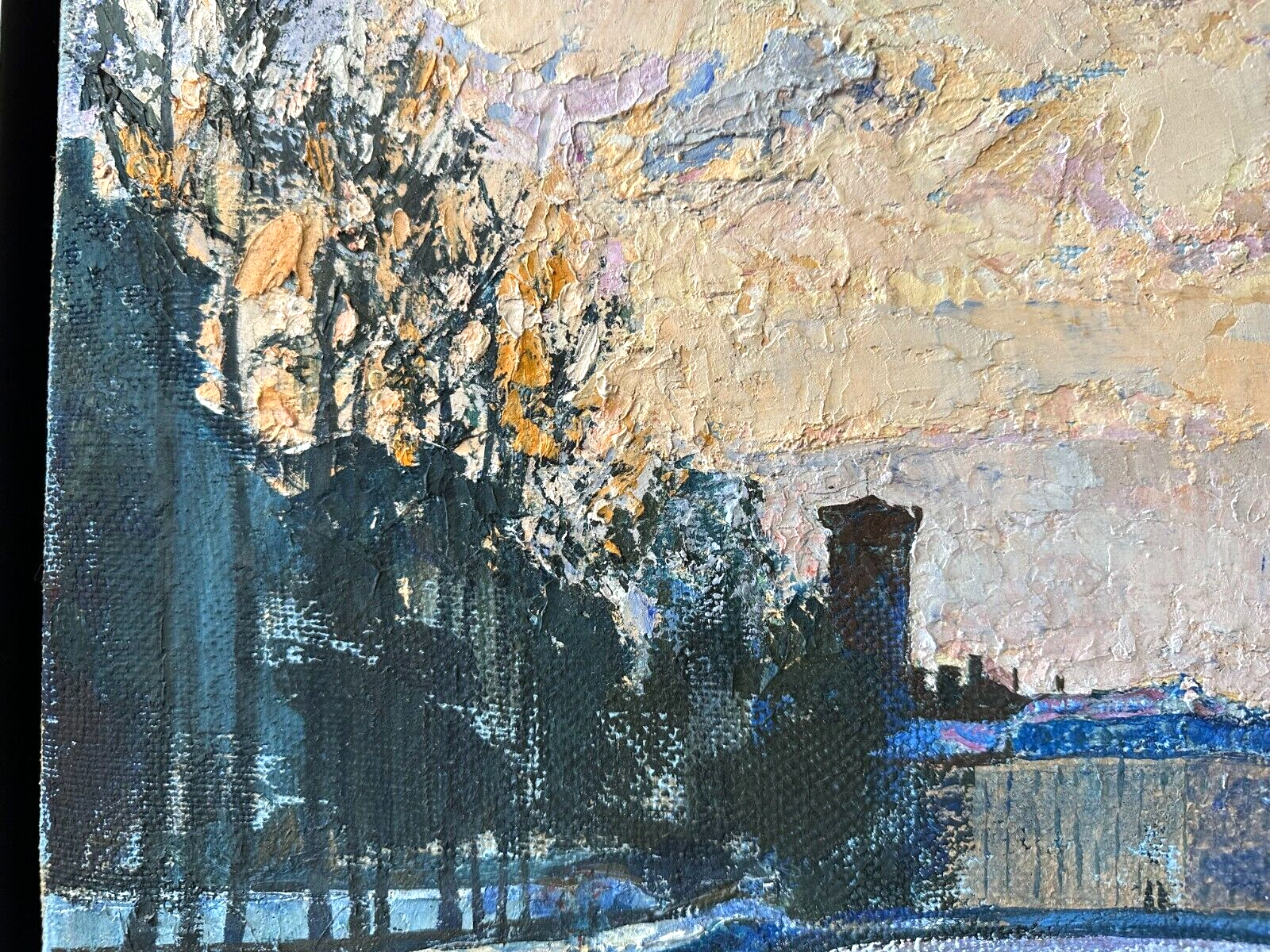 Öl auf Leinwand - Lisa Mikhailova - St. Petersburg Gribojedow-Kanal - signiert9