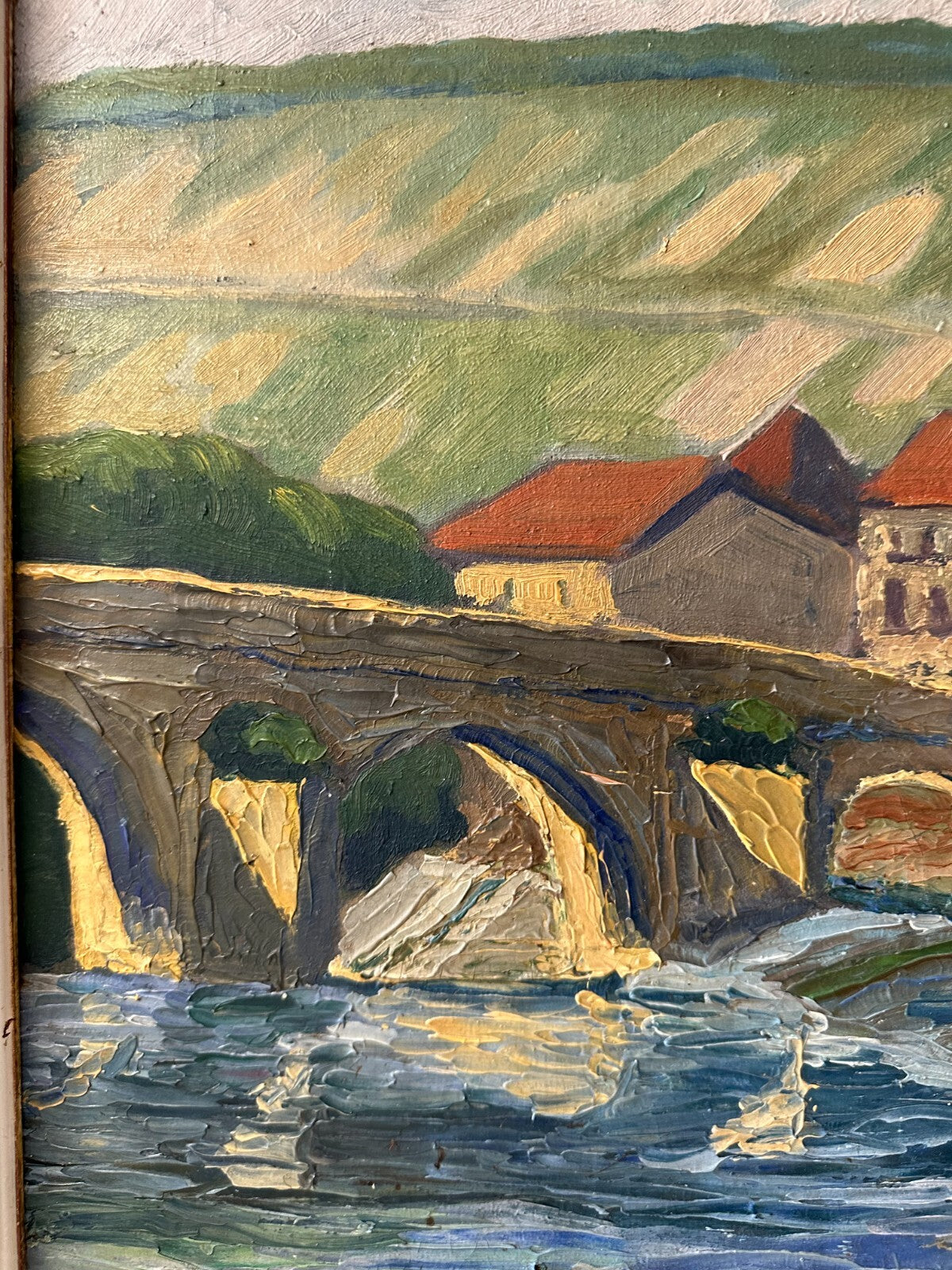 Reiner Wagner - Öl auf Leinwand - Esslinger Pliensaubrücke - signiert - gerahmt6