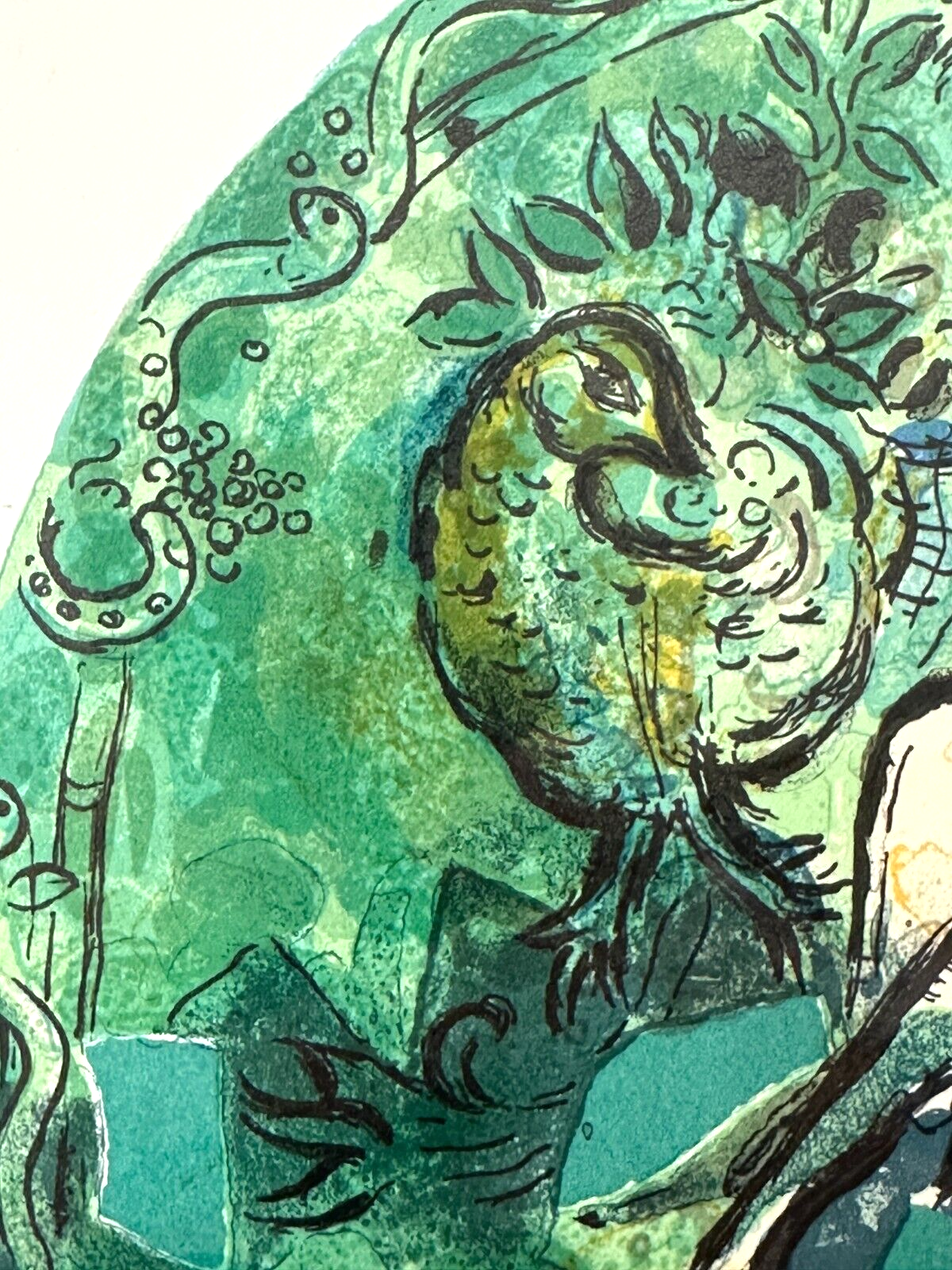 Marc Chagall 1887-1985 - Farblithographie - "La Tribu d' Issachar" - Zertifikat6