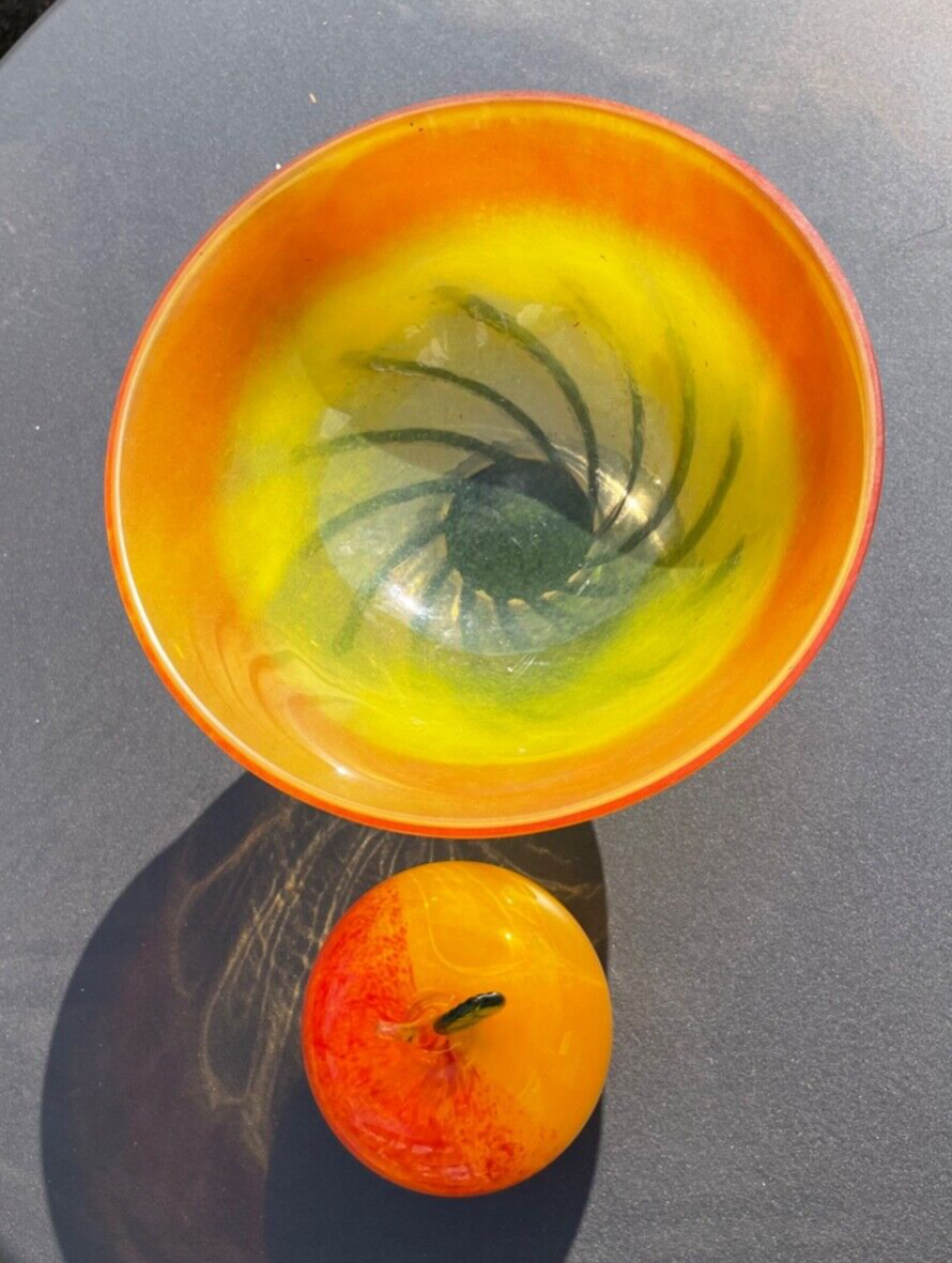 Rosenthal studio-line Nanny Still Serie * Kontiki * Kunstglas Design Fußschale6