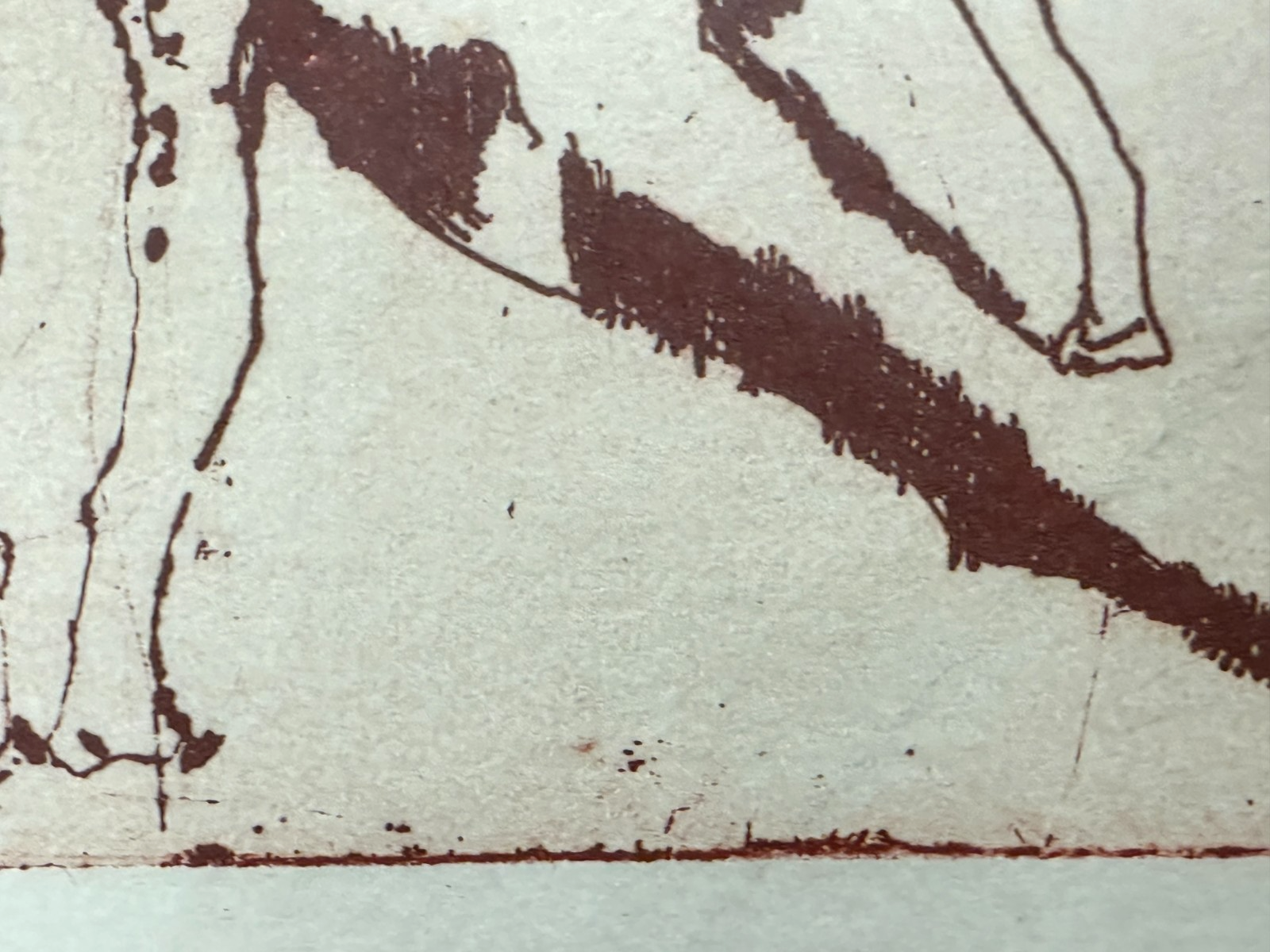 Horst Janssen – „Svanshall verkehrt“ - 1986 – signierte Lithografie (17/20)  RAR7