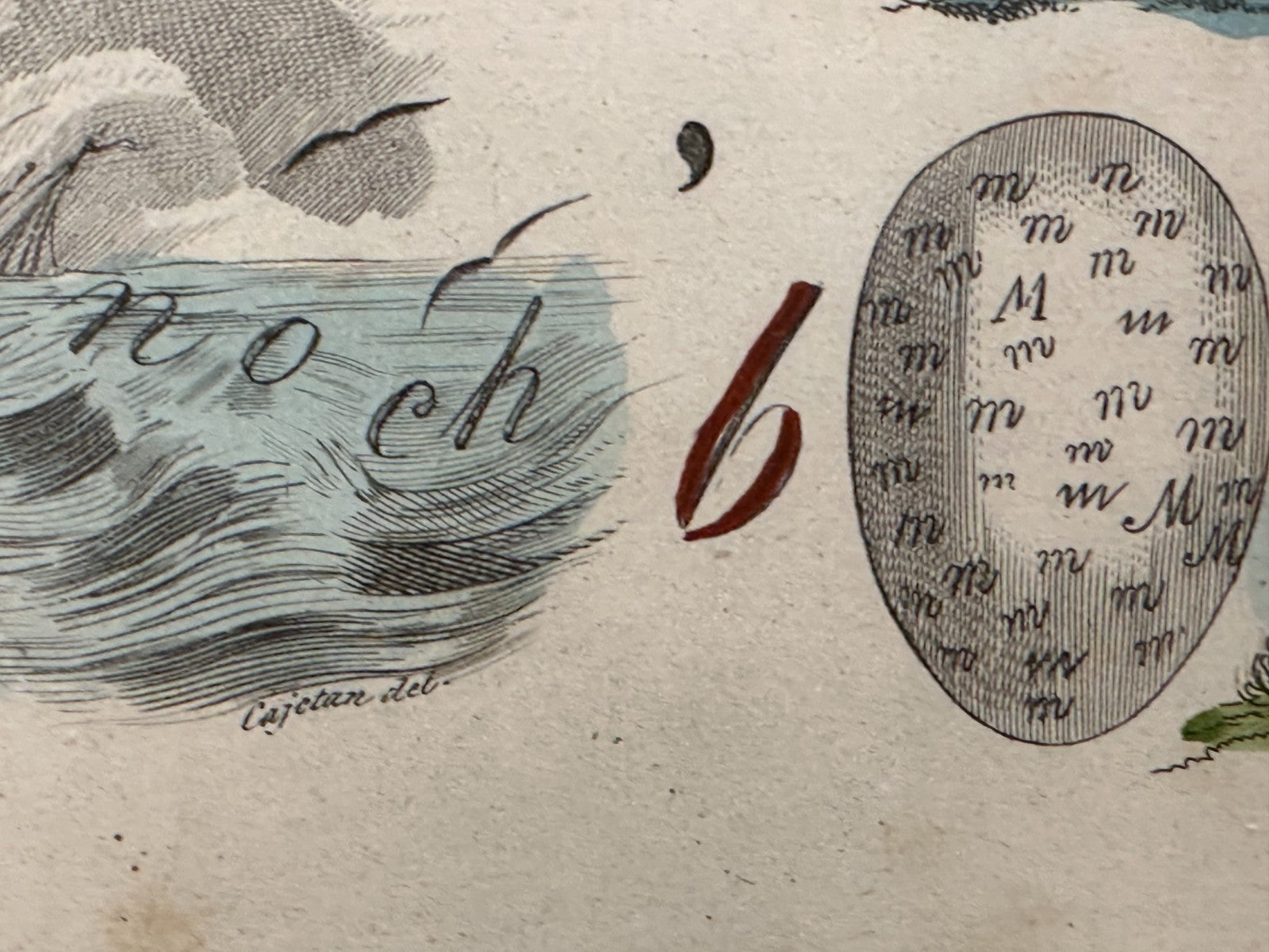 Rebus Nr. 18 – kolorierter Kupferstich 1809/10 - Andréas Geiger & Anton Elfinger14