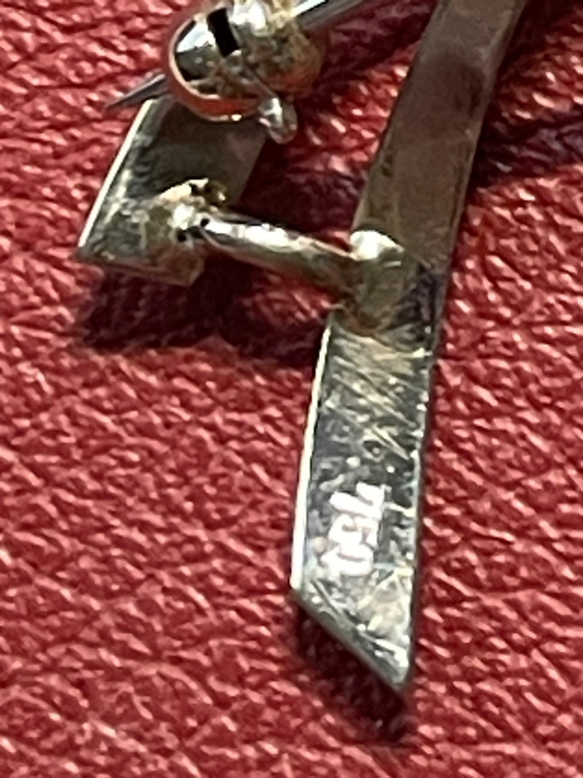 750 Gold Weißgold Brosche insgesamt über 1ct. Brillanten 11 Stück Juwelier Qual.6