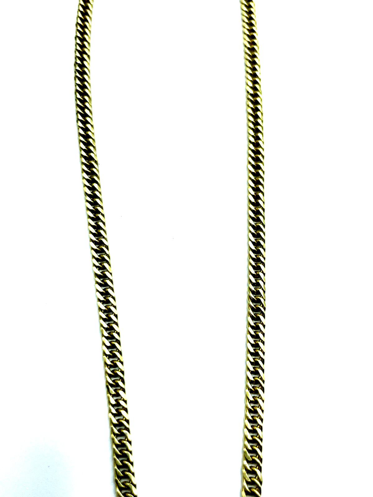 Klassisch 585 Gold 14 K Gold solide Halskette Kette L 40,5 cm B 4 mm  Juwelier5