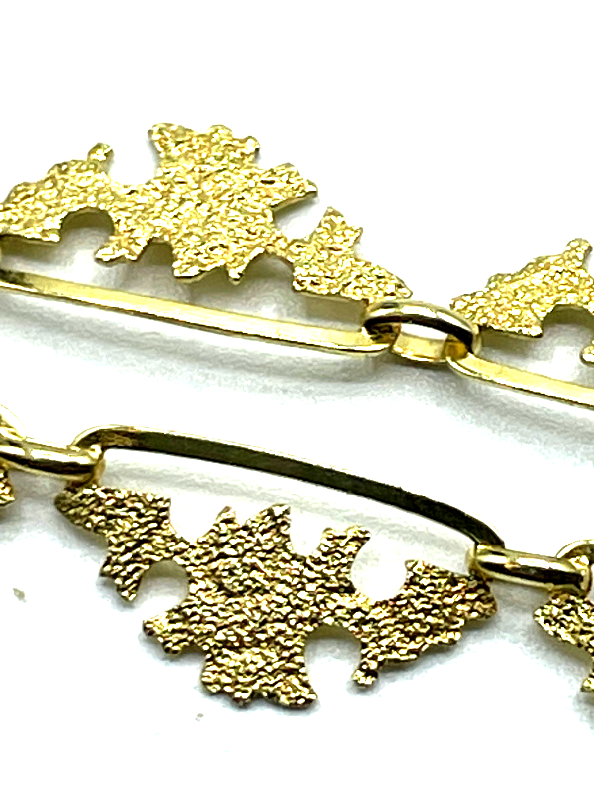 Vintage anmutiges Andreas Daub 333 Gold 8 K Collier L 42 + 3,5 cm top Zustand6