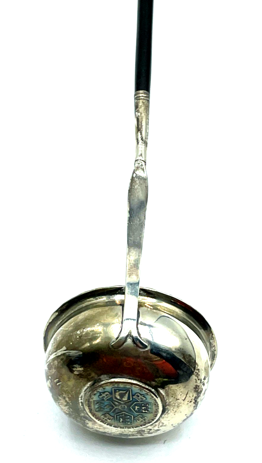 Antik edle georgische George III  Toddy Ladle Kelle Punsch Punschkelle Silber11