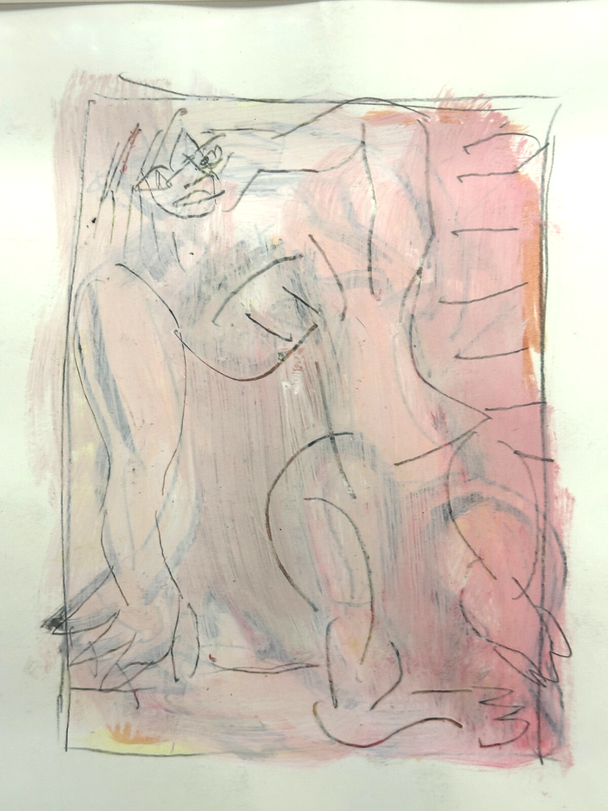 Ursula von Gierke (UvG) - 1982 – Transformation, 6-teilige Komposition signiert4